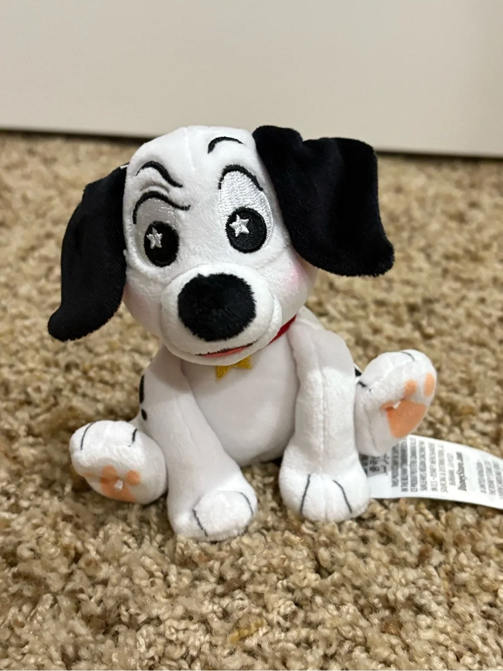 Disney Wishable Plush Dalmatian Puppy Dog Toy - White and Black